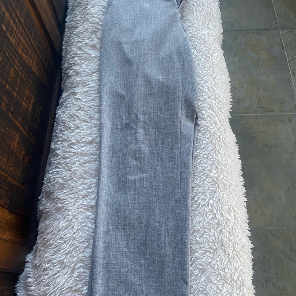 Gray dress slacks